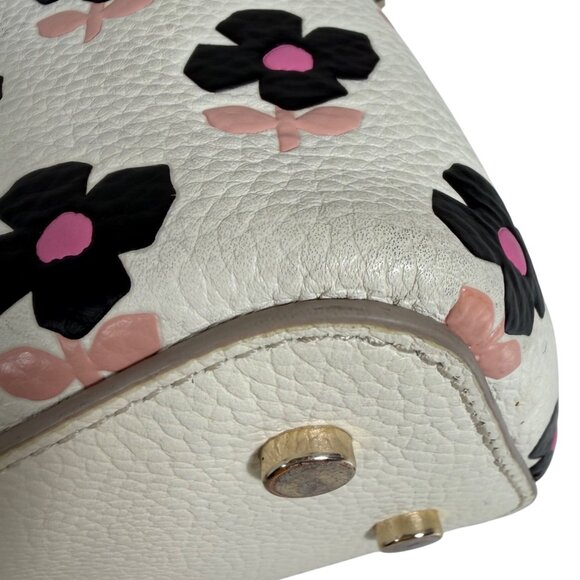 KATE SPADE Remedy Block Print Floral Small Top Handle Bag HTF Design - Picture 13 of 16